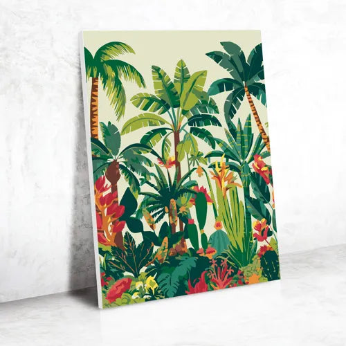 Nature tropicale — Peinture au numéro