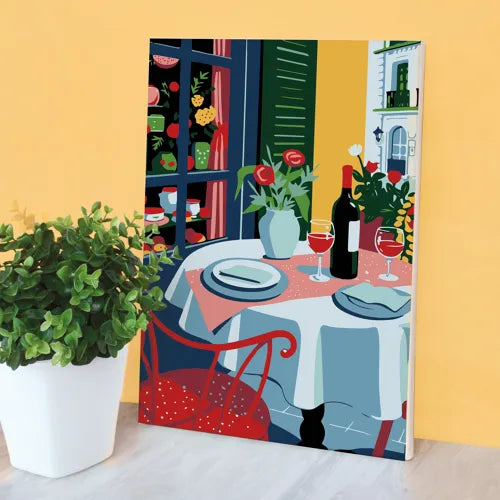 Déjeuner — Peinture au numéro