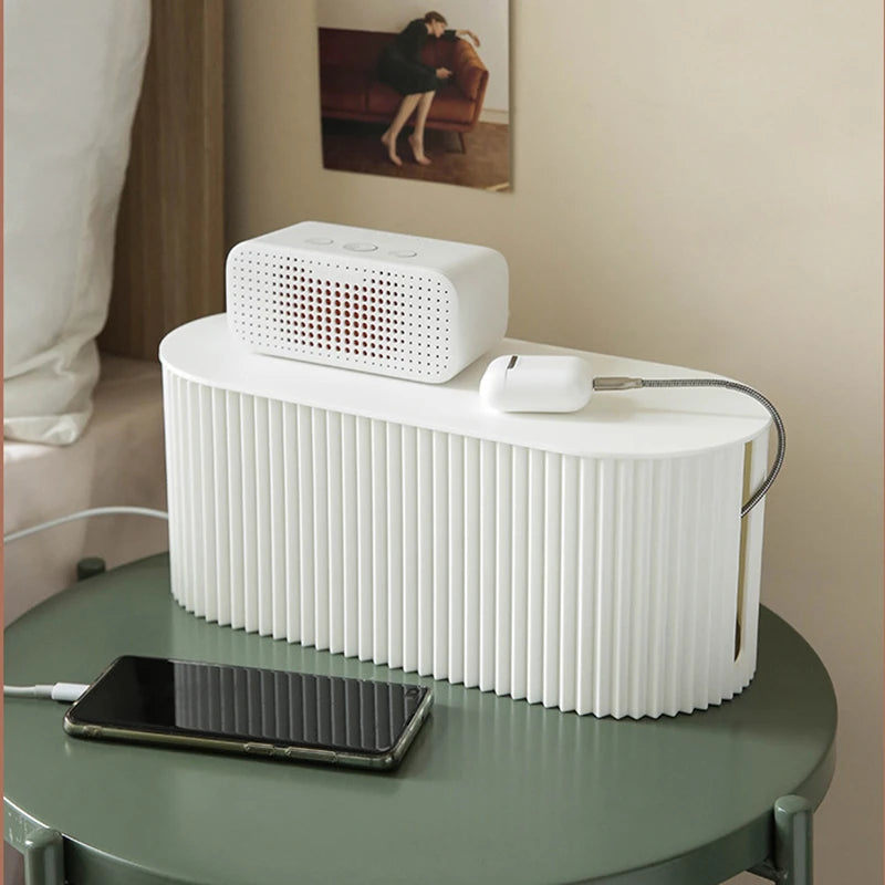 Large Capacity Wire Storage Box – Cable Organizer & Router Holder