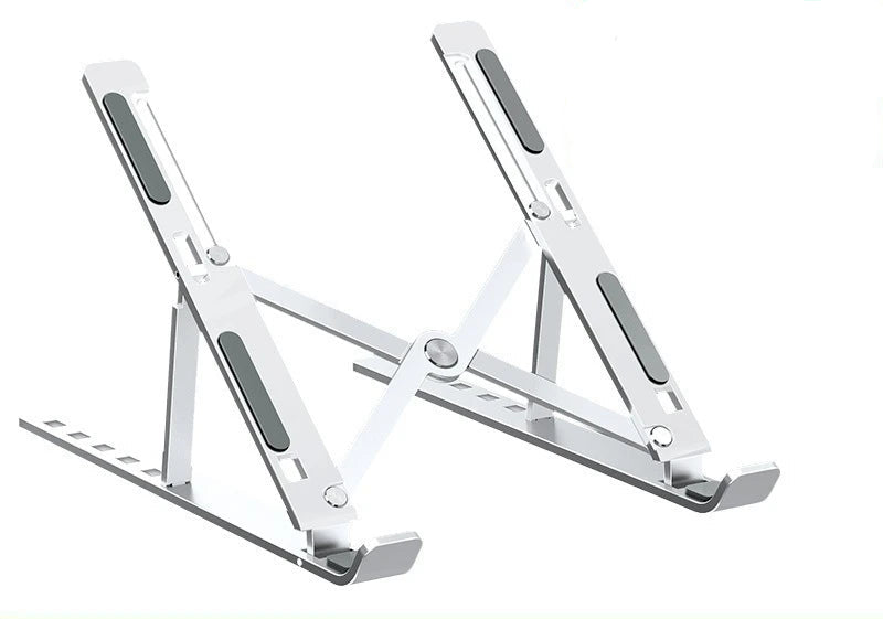 Adjustable Aluminum Laptop Stand – Foldable, Portable, Non-Slip Holder