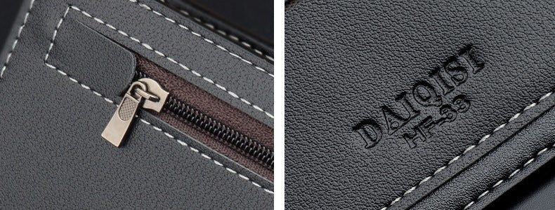 New Men's Wallet Men's Long Wallet Vertical Thin Youth Soft Wallet Multi-card Large Capacity Fashion Suit Bag Movadek