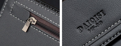New Men's Wallet Men's Long Wallet Vertical Thin Youth Soft Wallet Multi-card Large Capacity Fashion Suit Bag Movadek
