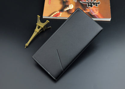 New Men's Wallet Men's Long Wallet Vertical Thin Youth Soft Wallet Multi-card Large Capacity Fashion Suit Bag Movadek