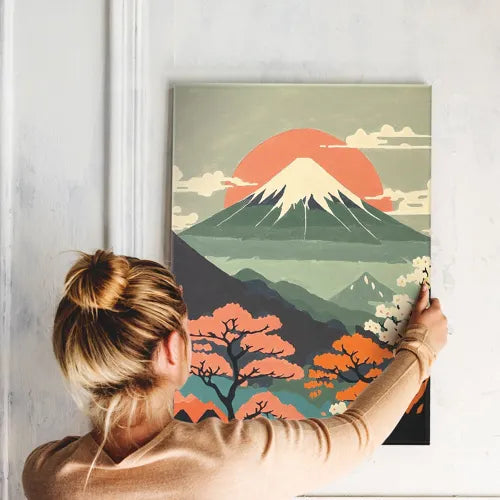 Mont Fuji — Peinture au numéro