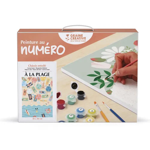 À la plage — Peinture au numéro
