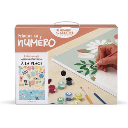 À la plage — Peinture au numéro