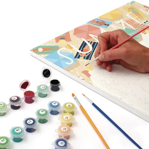 À la plage — Peinture au numéro