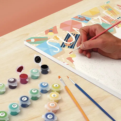 À la plage — Peinture au numéro