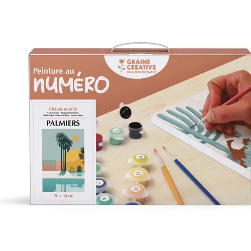 Palmiers — Peinture au numéro