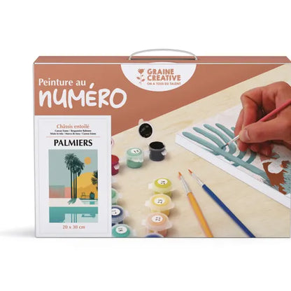 Palmiers — Peinture au numéro