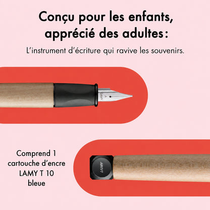 Stylo plume d'apprentissage Lamy abc black pour enfant CP-CE1