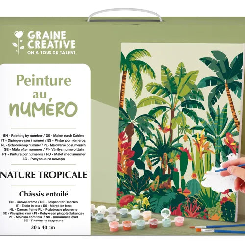 Nature tropicale — Peinture au numéro