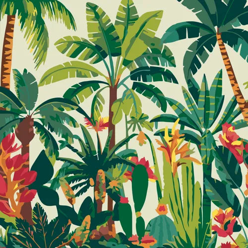 Nature tropicale — Peinture au numéro