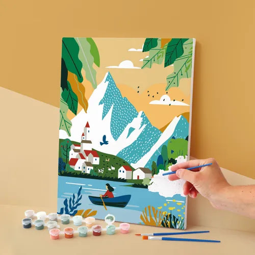 Evasion Alpine — Peinture au numéro