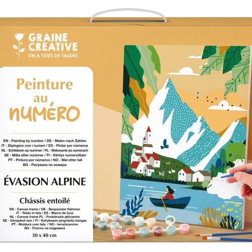 Evasion Alpine — Peinture au numéro