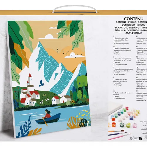 Evasion Alpine — Peinture au numéro