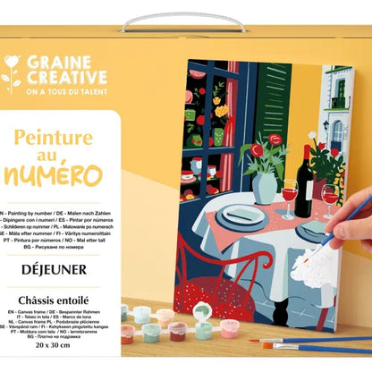 Déjeuner — Peinture au numéro