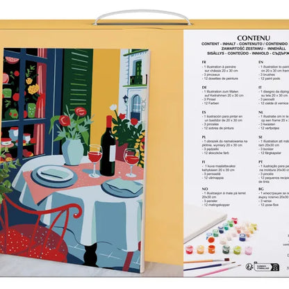 Déjeuner — Peinture au numéro