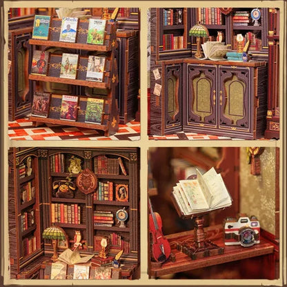 Owl Bookstore — Kit Book Nook DIY