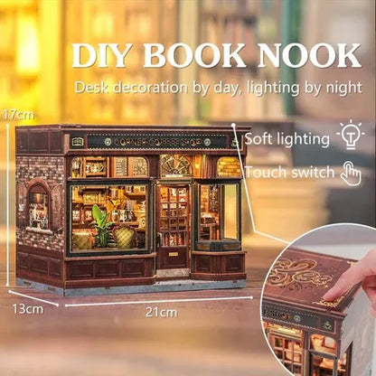 Corner Coffee Shop — Kit Maison Miniature DIY