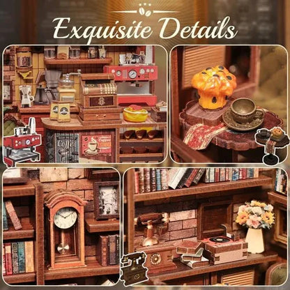 Corner Coffee Shop — Kit Maison Miniature DIY