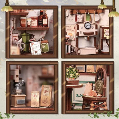 Sunny Café — Kit Book Nook DIY