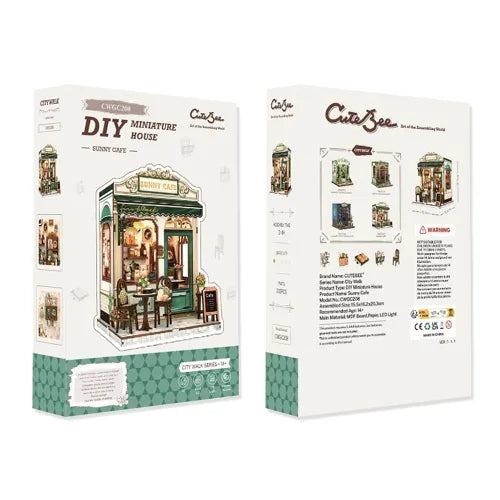 Sunny Café — Kit Book Nook DIY