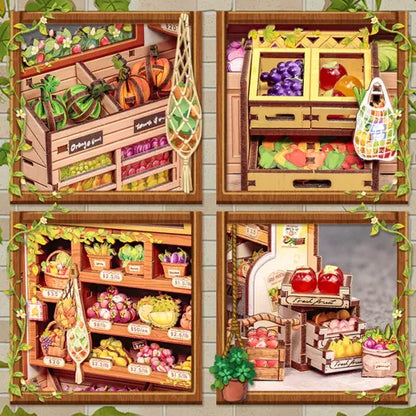 The Green Grocery — Kit Book Nook DIY