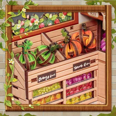 The Green Grocery — Kit Book Nook DIY