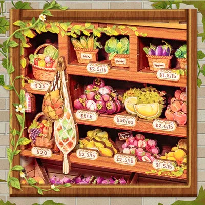 The Green Grocery — Kit Book Nook DIY