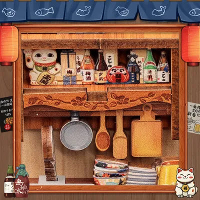 Choshi no Shitamachi — Kit Book Nook DIY