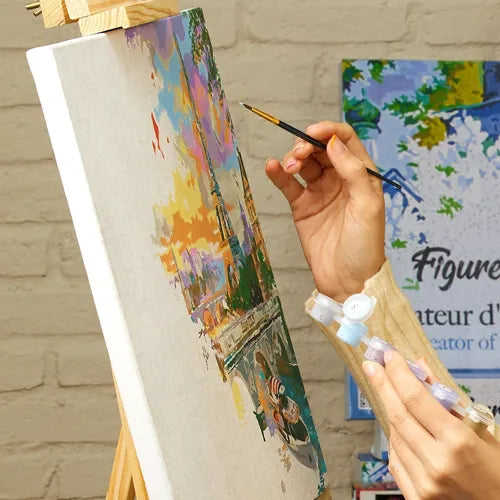 Peinture par Numéros Aquarelle de Venise — Toile 40×50 cm sur châssis