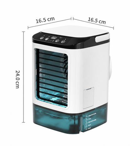 Refroidisseur d'air USB portable — Silencieux, 3 vitesses, bac à glace Movadek