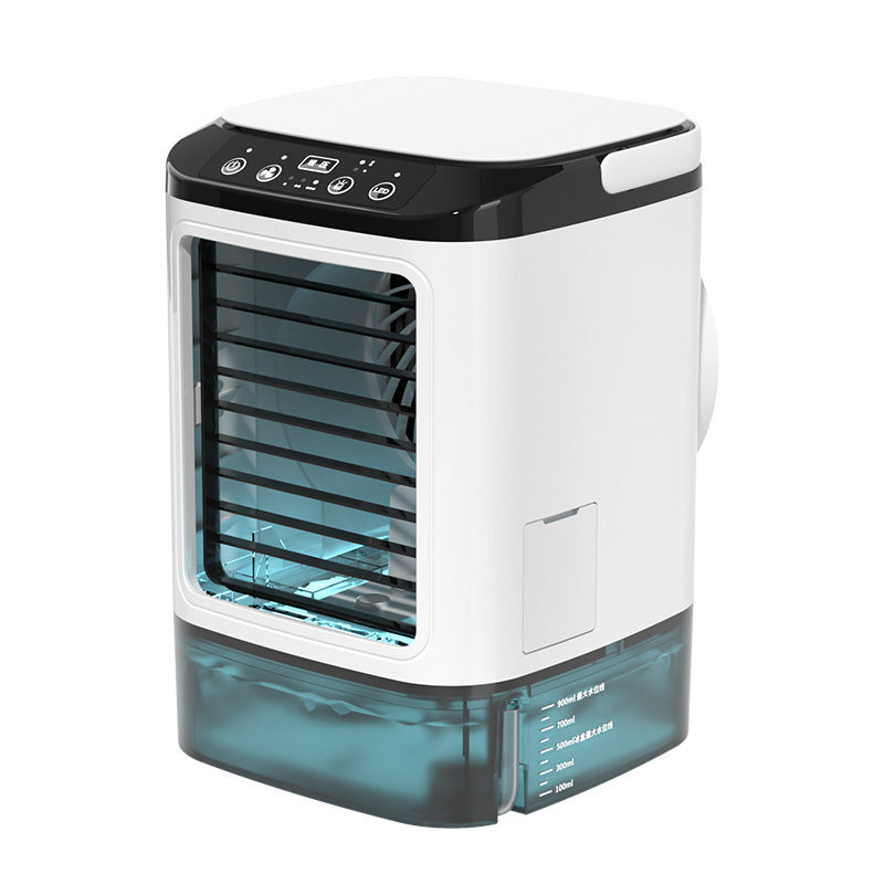 New household mini air conditioning fan USB office refrigeration humidification atomization cold fan portable mobile air cooler Movadek