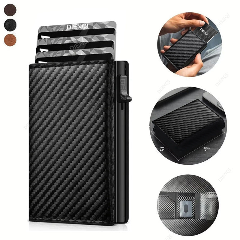 Cross-Border Wallet Card Holder New Men's Wallet Card Holder Integrated Wallet Men's Wallet High-End Menwallet Movadek