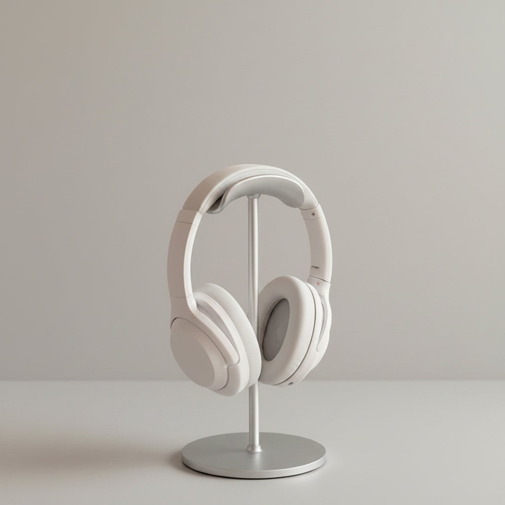 Support casque de bureau — Élégant, stable, libère votre espace de travail