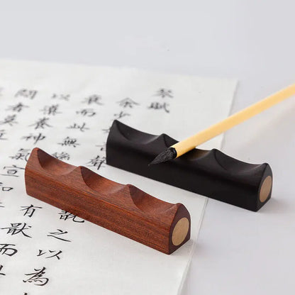 Wooden Calligraphy Pen Holder