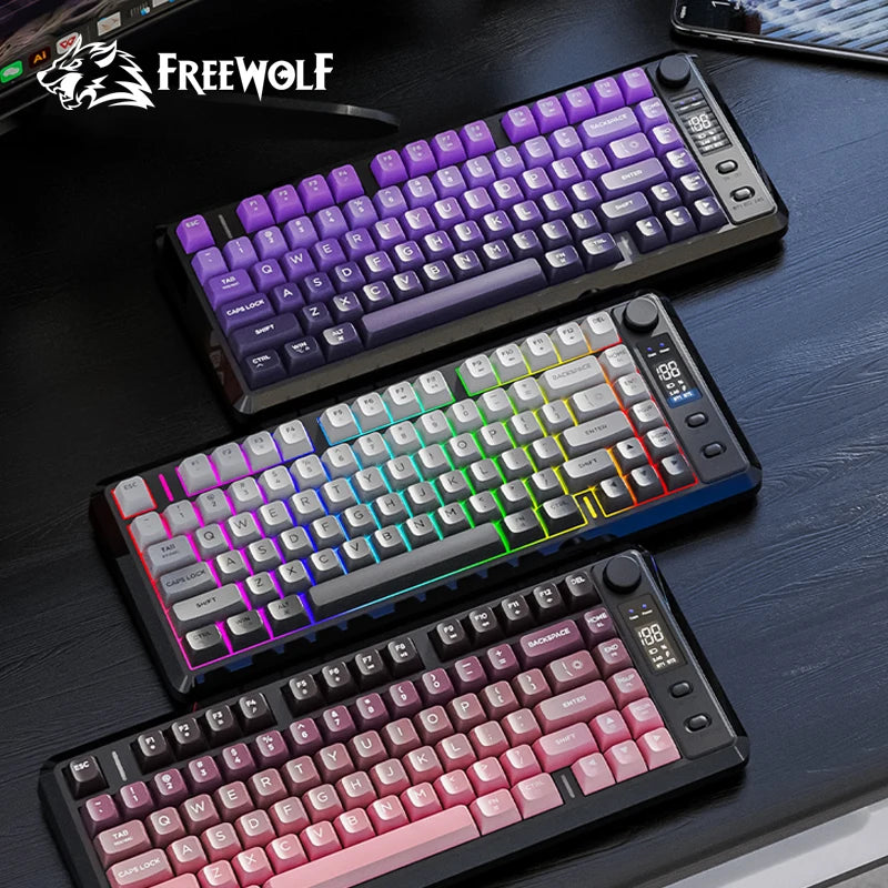 FREEWOLF M75 Wireless Keyboard