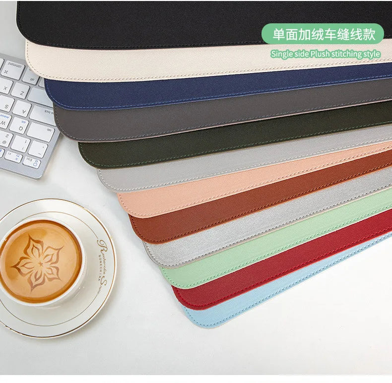 Leather Mouse Pad – Large, Waterproof & Non-Slip