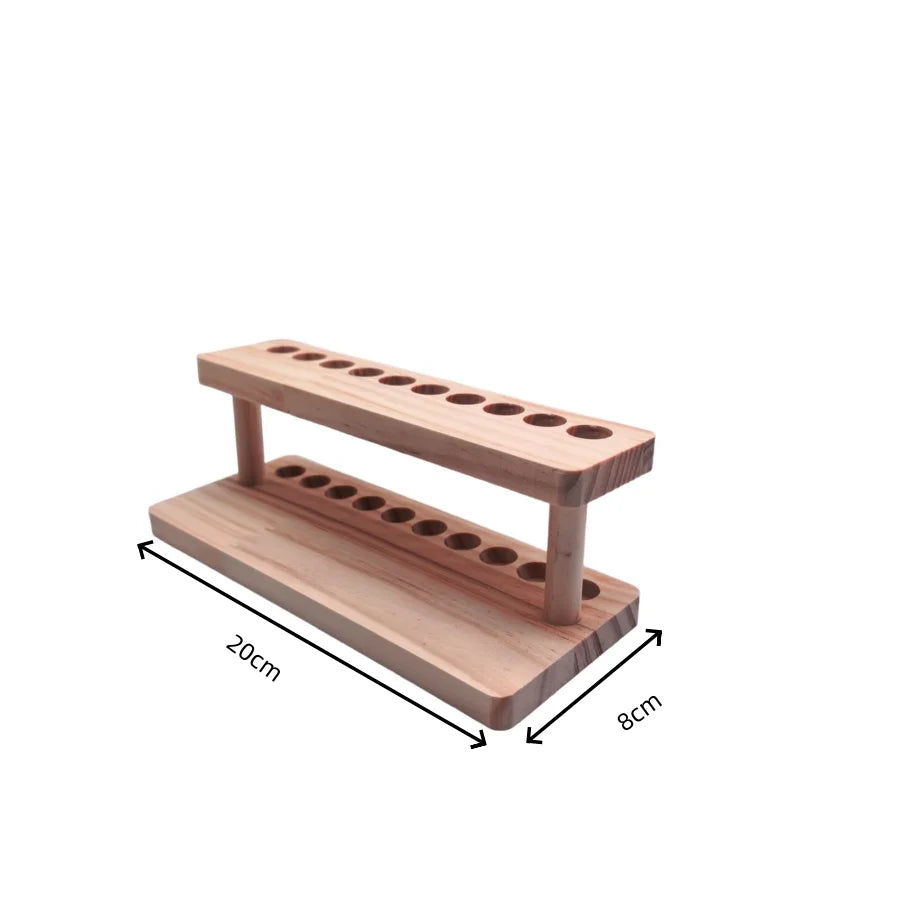 1PC Walnut Wood Multifunction Desk Organizer - Pen Holder, Phone Stand & Storage Solution for Office and School Movadek