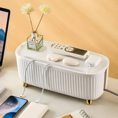 Cable Organizer Box – Tidy Storage for Wires, Plugs & Routers