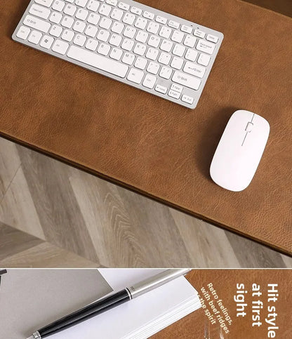 Retro Mousepad Mouse Pad Large Waterproof Non-slip PU Suede Desk Mat Computer Keyboard Desk Pad Mouse Mats Gaming Accessories Movadek