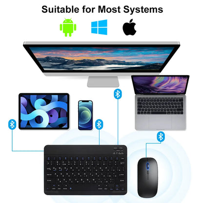 Bluetooth Wireless Keyboard & Mouse