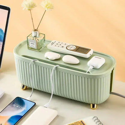 Cable Organizer Box – Tidy Storage for Wires, Plugs & Routers