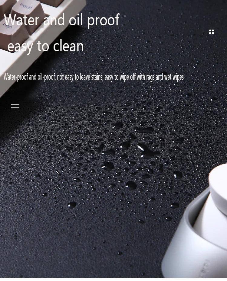 Leather Mouse Pad – Large, Waterproof & Non-Slip