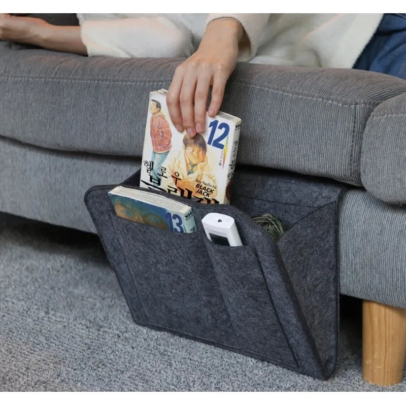 Hanging Bedside Felt Storage Organizer