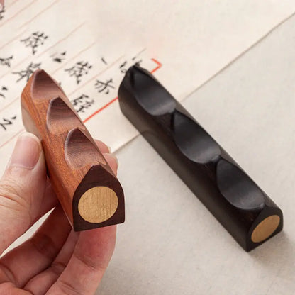 Wooden Calligraphy Pen Holder