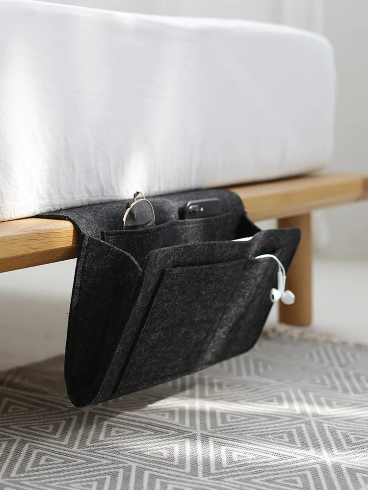 Hanging Bedside Felt Storage Organizer
