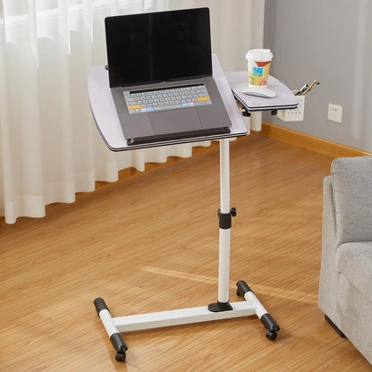 Adjustable Rolling Overbed Table