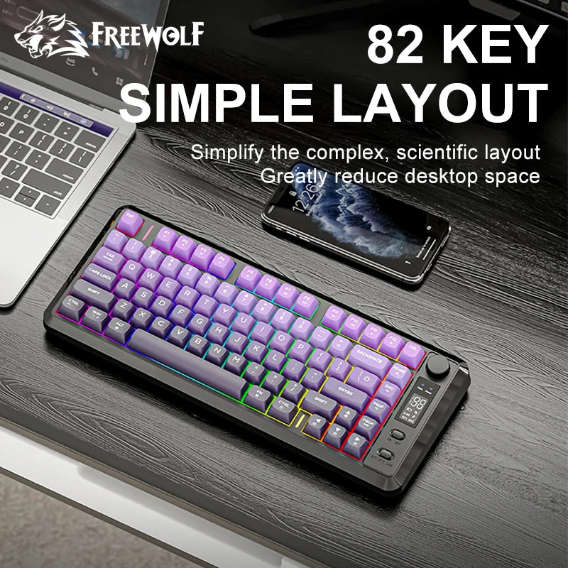 FREEWOLF M75 Wireless Keyboard